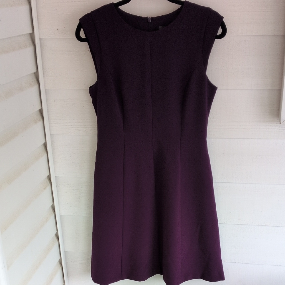 Vince Camuto Deep Purple Midi Dress